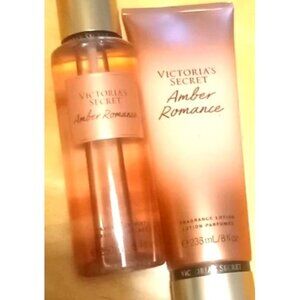 Victoria's Secret Amber‎ Romance 2pc Set NEW